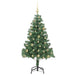 Brad de Crăciun cu 150 LED cu suport Verde 150 cm PVC - WALTI WALTI