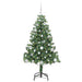 Brad de Crăciun cu 150 LED cu suport Verde 150 cm PVC - WALTI WALTI