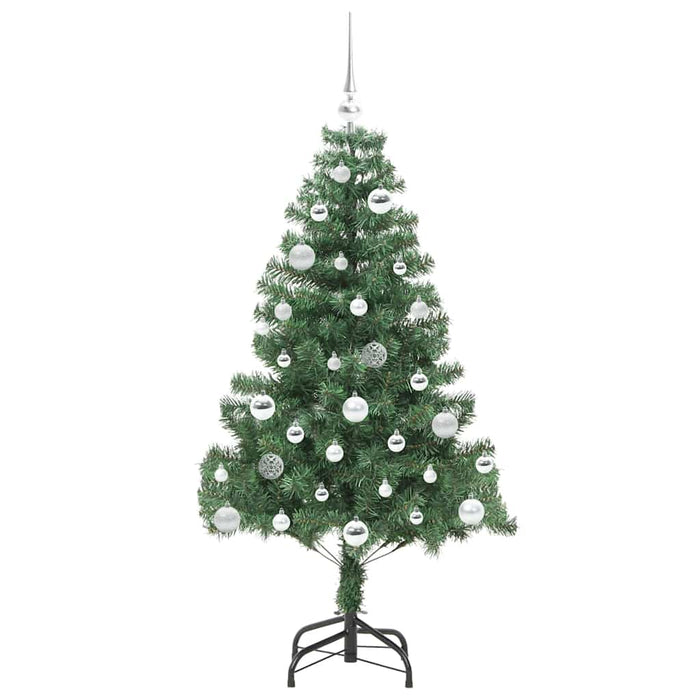 Brad de Crăciun cu 150 LED cu suport Verde 150 cm PVC - WALTI WALTI