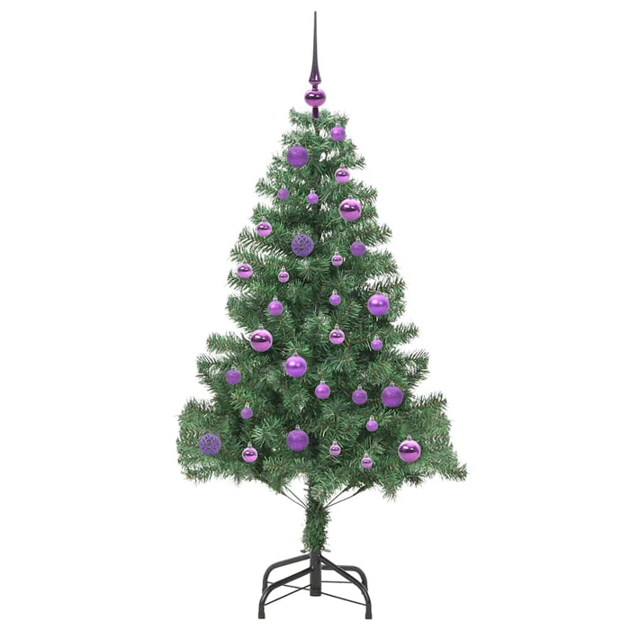 Brad de Crăciun cu 150 LED cu suport Verde 150 cm PVC - WALTI WALTI