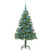 Brad de Crăciun cu 150 LED cu suport Verde 150 cm PVC - WALTI WALTI