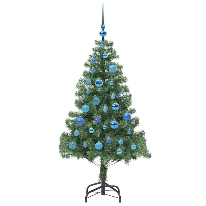 Brad de Crăciun cu 150 LED cu suport Verde 150 cm PVC - WALTI WALTI