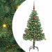 Brad de Crăciun cu 150 LED cu suport Verde 150 cm PVC - WALTI WALTI