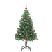 Brad de Crăciun cu 150 LED cu suport Verde 150 cm PVC - WALTI WALTI