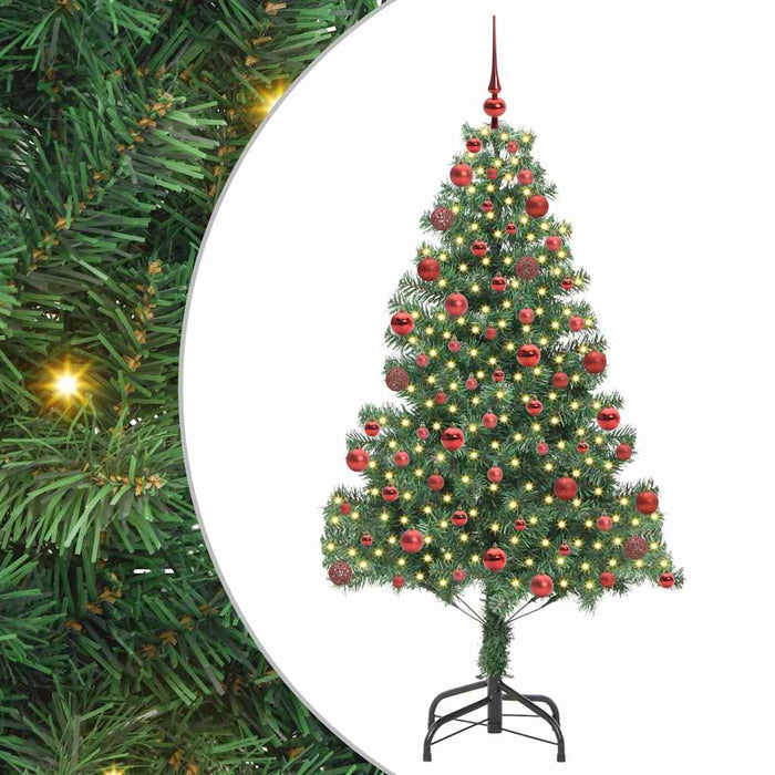 Brad de Crăciun cu 300 LED cu suport Verde 180 cm PVC - WALTI WALTI