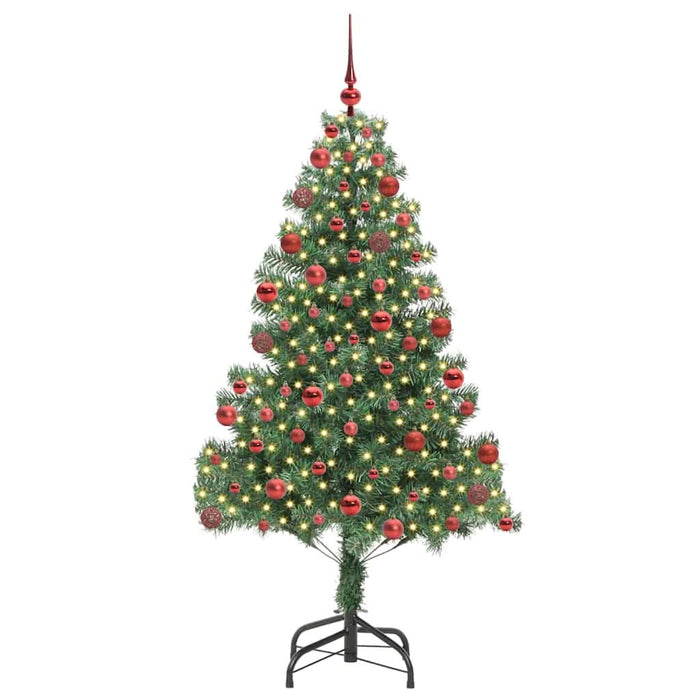Brad de Crăciun cu 300 LED cu suport Verde 180 cm PVC - WALTI WALTI