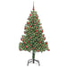Brad de Crăciun cu 300 LED cu suport Verde 180 cm PVC - WALTI WALTI