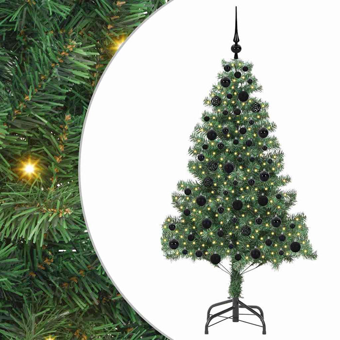 Brad de Crăciun cu 300 LED cu suport Verde 180 cm PVC - WALTI WALTI