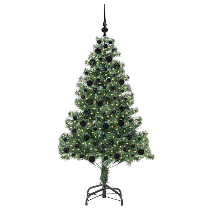 Brad de Crăciun cu 300 LED cu suport Verde 180 cm PVC - WALTI WALTI
