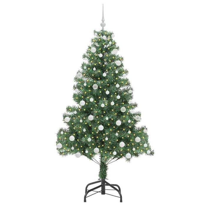 Brad de Crăciun cu 300 LED cu suport Verde 180 cm PVC - WALTI WALTI