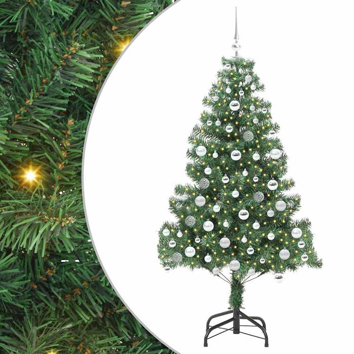 Brad de Crăciun cu 300 LED cu suport Verde 180 cm PVC - WALTI WALTI