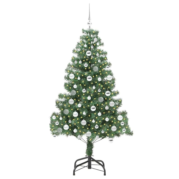 Brad de Crăciun cu 300 LED cu suport Verde 180 cm PVC - WALTI WALTI