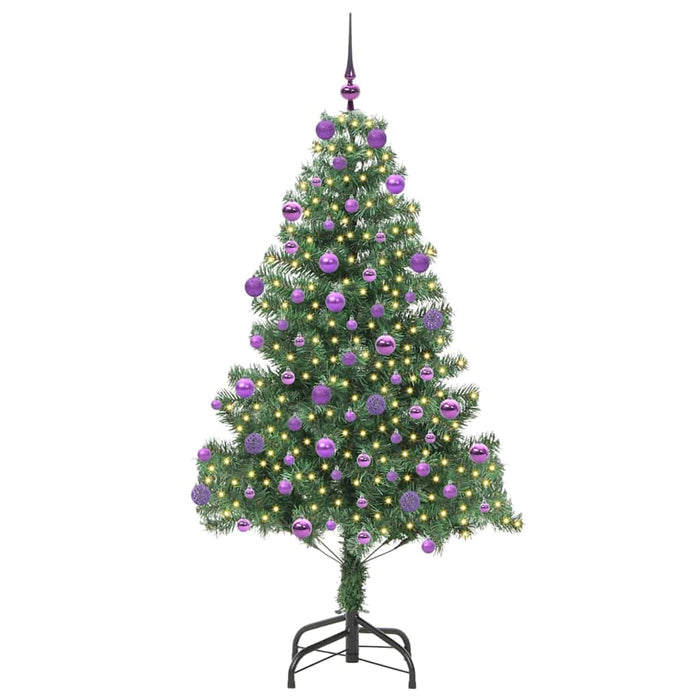 Brad de Crăciun cu 300 LED cu suport Verde 180 cm PVC - WALTI WALTI
