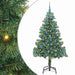 Brad de Crăciun cu 300 LED cu suport Verde 180 cm PVC - WALTI WALTI