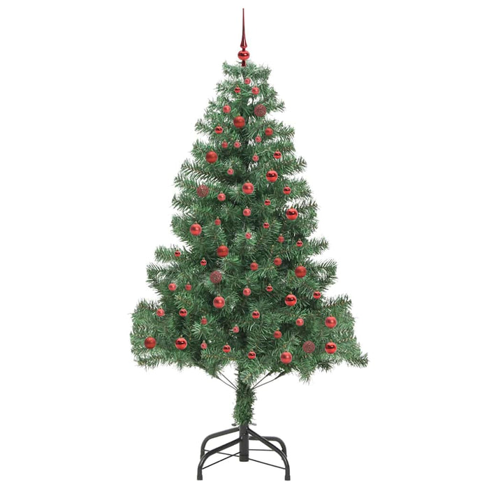 Brad de Crăciun cu 300 LED cu suport Verde 210 cm PVC - WALTI WALTI