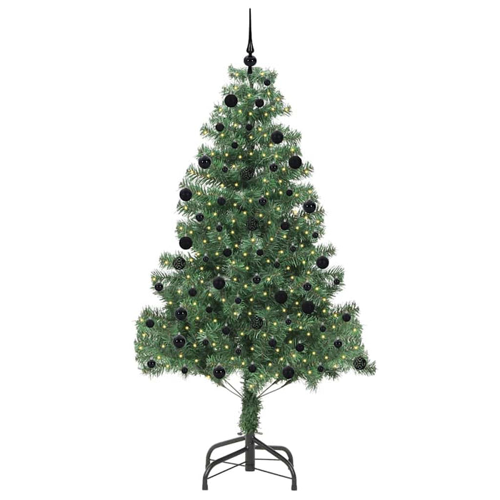 Brad de Crăciun cu 300 LED cu suport Verde 210 cm PVC - WALTI WALTI