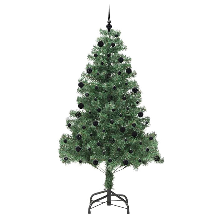 Brad de Crăciun cu 300 LED cu suport Verde 210 cm PVC - WALTI WALTI