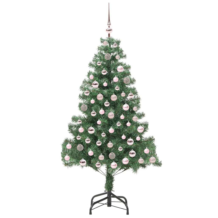 Brad de Crăciun cu 300 LED cu suport Verde 210 cm PVC - WALTI WALTI