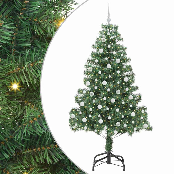 Brad de Crăciun cu 300 LED cu suport Verde 210 cm PVC - WALTI WALTI