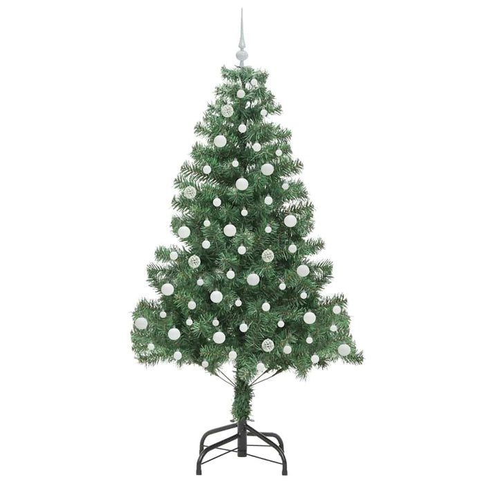 Brad de Crăciun cu 300 LED cu suport Verde 210 cm PVC - WALTI WALTI