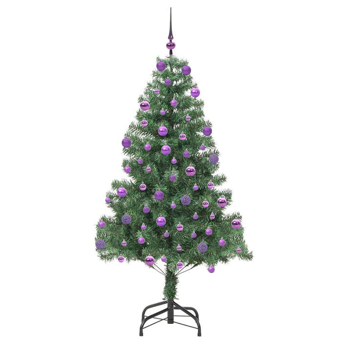 Brad de Crăciun cu 300 LED cu suport Verde 210 cm PVC - WALTI WALTI