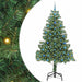 Brad de Crăciun cu 300 LED cu suport Verde 210 cm PVC - WALTI WALTI