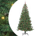 Brad de Crăciun cu 300 LED cu suport Verde 240 cm PVC - WALTI WALTI