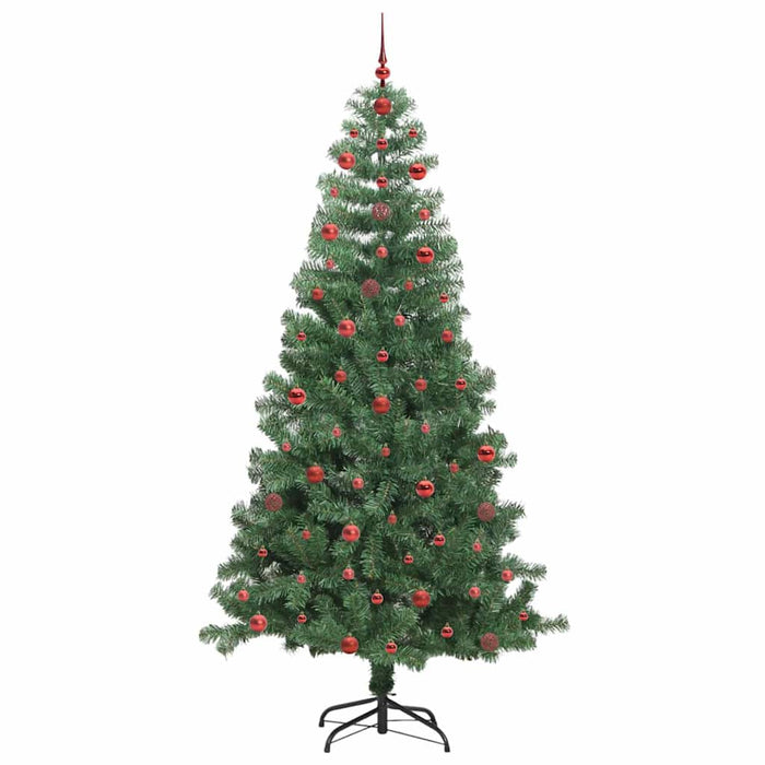 Brad de Crăciun cu 300 LED cu suport Verde 240 cm PVC - WALTI WALTI