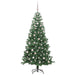 Brad de Crăciun cu 300 LED cu suport Verde 240 cm PVC - WALTI WALTI