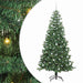 Brad de Crăciun cu 300 LED cu suport Verde 240 cm PVC - WALTI WALTI