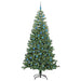 Brad de Crăciun cu 300 LED cu suport Verde 240 cm PVC - WALTI WALTI