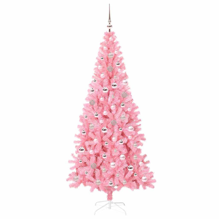 Brad de Crăciun Roz 240 cm PVC WALTI