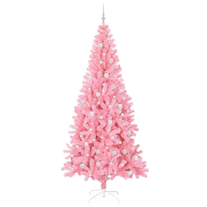 Brad de Crăciun Roz 240 cm PVC WALTI