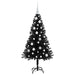 Brad de Crăciun cu 150 LED cu suport Negru 120 cm PVC - WALTI WALTI