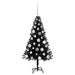 Brad de Crăciun cu 150 LED cu suport Negru 120 cm PVC - WALTI WALTI