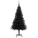 Brad de Crăciun cu 150 LED cu suport Negru 150 cm PVC - WALTI WALTI