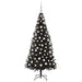 Brad de Crăciun cu 300 LED cu suport Negru 180 cm PVC - WALTI WALTI