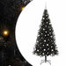 Brad de Crăciun cu 300 LED cu suport Negru 180 cm PVC - WALTI WALTI
