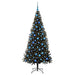 Brad de Crăciun cu 300 LED cu suport Negru 180 cm PVC - WALTI WALTI