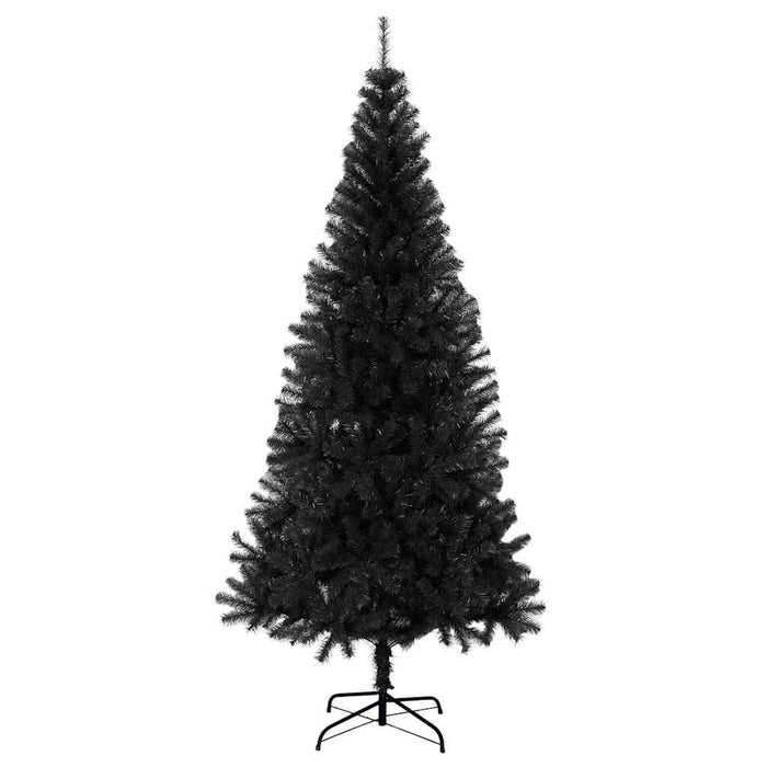 Brad de Crăciun cu 300 LED cu suport Negru 180 cm PVC - WALTI WALTI