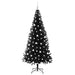 Brad de Crăciun cu 300 LED cu suport Negru 210 cm PVC - WALTI WALTI
