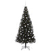 Brad de Crăciun cu 300 LED cu suport Negru 210 cm PVC - WALTI WALTI