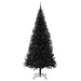 Brad de Crăciun cu 300 LED cu suport Negru 240 cm PVC - WALTI WALTI
