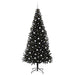 Brad de Crăciun cu 300 LED cu suport Negru 240 cm PVC - WALTI WALTI
