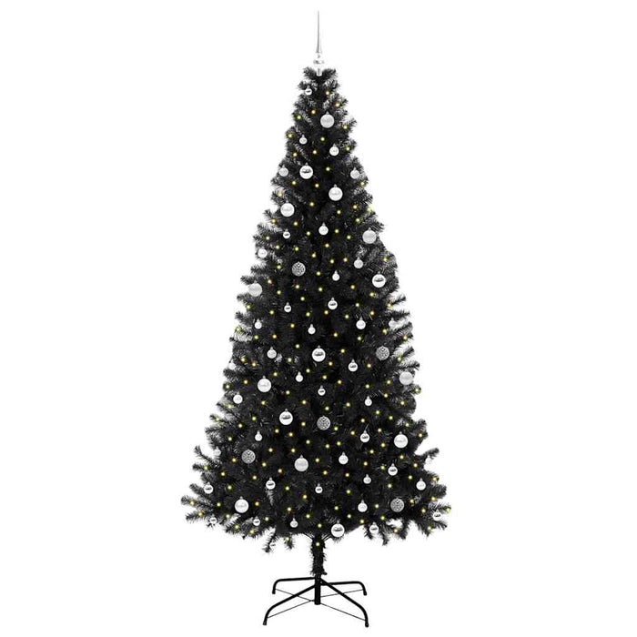 Brad de Crăciun Negru 240 cm PVC WALTI