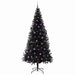 Brad de Crăciun cu 300 LED cu suport Negru 240 cm PVC - WALTI WALTI