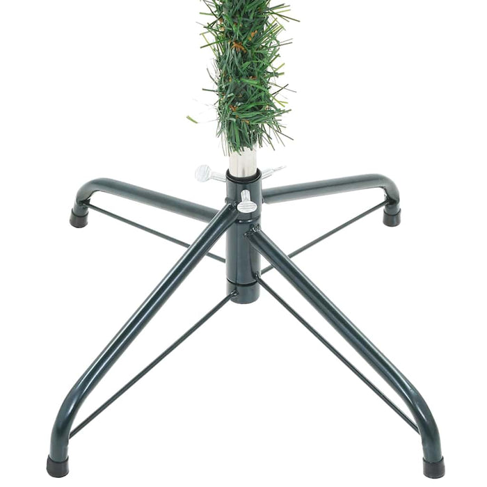 Brad de Crăciun artificial cu 300 LED Verde 180 cm PVC și Oțel - WALTI WALTI