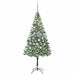 Brad de Crăciun artificial cu 300 LED Verde 180 cm PVC și Oțel - WALTI WALTI
