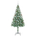 Brad de Crăciun artificial cu 300 LED Verde 180 cm PVC și Oțel - WALTI WALTI