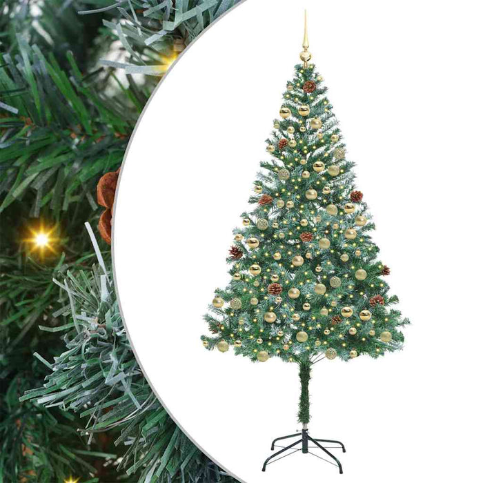 Brad de Crăciun artificial Verde 180 cm PVC și Oțel - WALTI WALTI